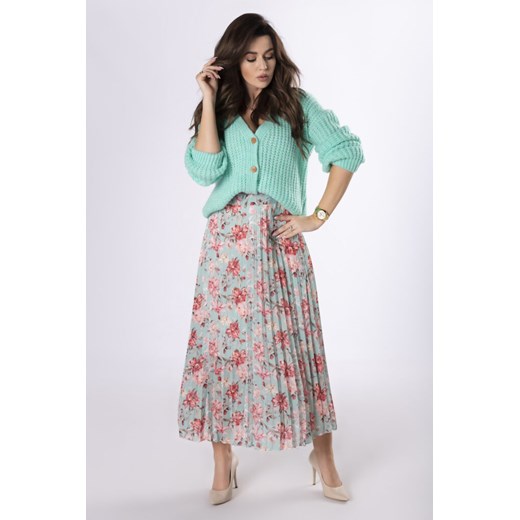 plisowana spódnica maxi Moda Dla Ciebie Uniwersalny Moda Dla Ciebie