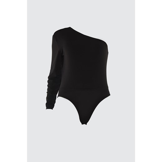 Trendyol Knitted Body WITH Black One Shoulder Press-studs Trendyol S Factcool