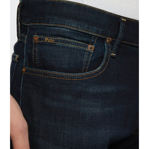 Niebieskie jeansy męskie Polo Ralph Lauren casualowe 