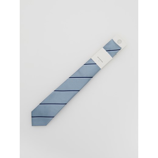 Reserved - Wzorzysty krawat - Niebieski Reserved ONE SIZE Reserved