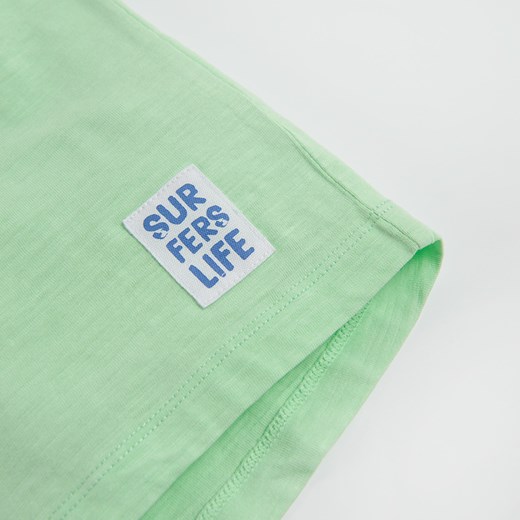 Cool Club, T-shirt chłopięcy, zielony, King of the ocean Cool Club 152 smyk