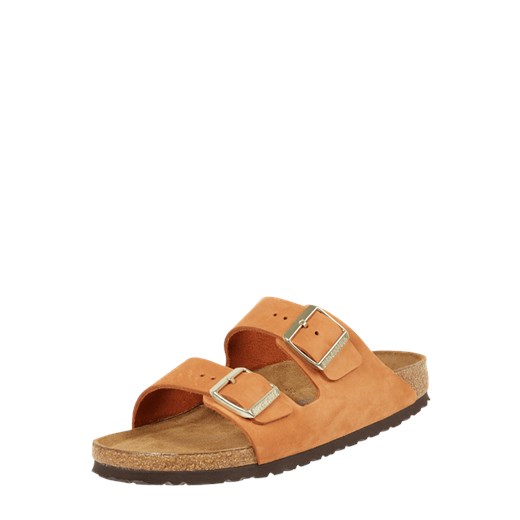 Klapki damskie BIRKENSTOCK casual skórzane 