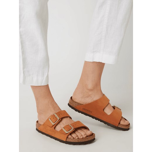 Klapki damskie BIRKENSTOCK skórzane 