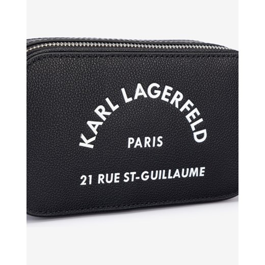 Kopertówka Karl Lagerfeld matowa elegancka na ramię bez dodatków 
