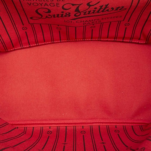 Shopper bag Louis Vuitton na ramię duża z breloczkiem 