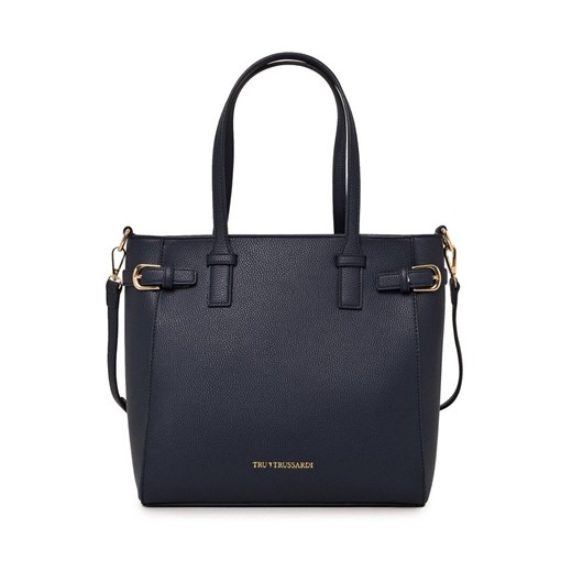 Shopper bag Trussardi duża na ramię matowa elegancka 