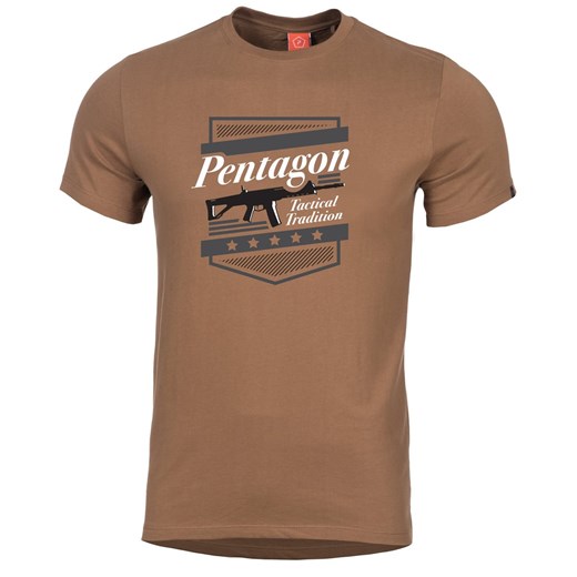 T-shirt męski Pentagon z krótkim rękawem 