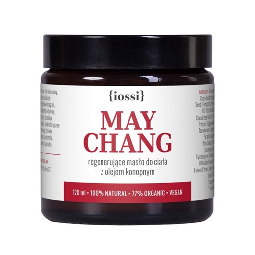 Iossi May Chang. Aromatyczne masło do ciała z olejem konopnym 120 ml Iossi larose