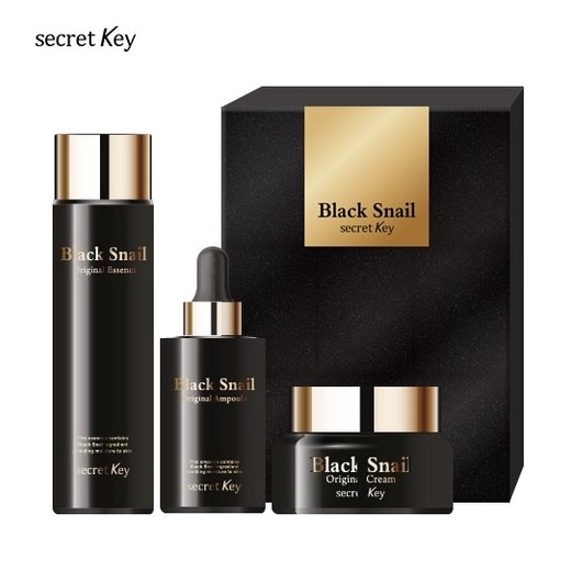 Secret Key Black Snail Original Set (Essence 150ml+Ampoule 50ml+Cream 50g) Secret Key larose