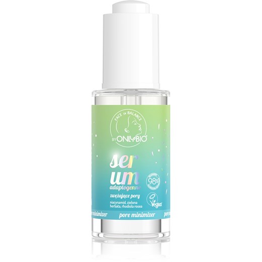 ONLYBIO Face in Balance Serum do twarzy adaptogenne zwężające pory 30 ml Onlybio.life  OnlyBio.life