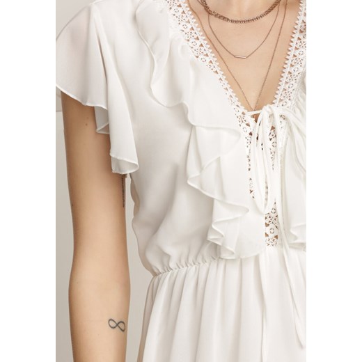Biała Sukienka Coraelura Renee S/M Renee odzież