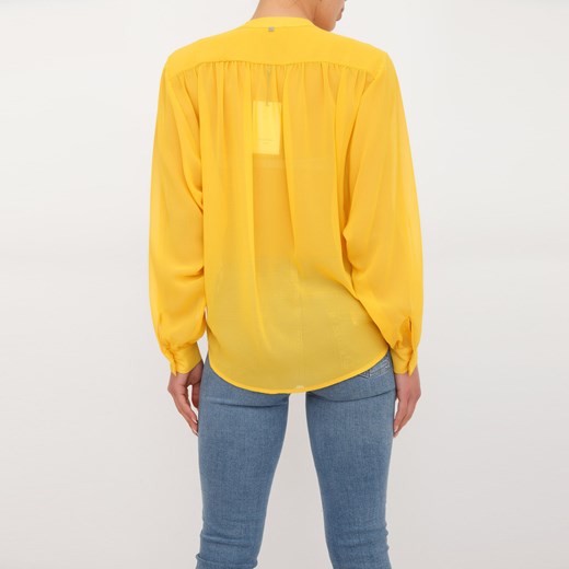 Koszula damska żółta Kocca z długim rękawem 