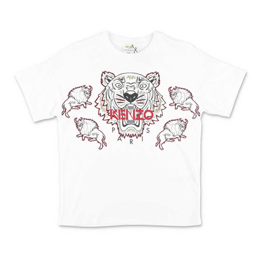 T-shirt chłopięce Kenzo biały 