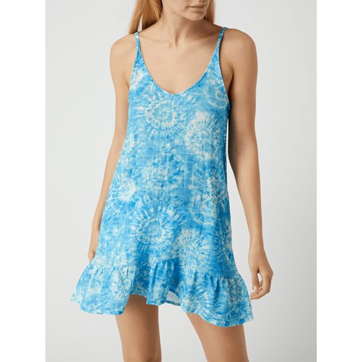 Sukienka plażowa z efektem batiku model ‘Pirae Bluewashed’ M okazyjna cena Peek&Cloppenburg 