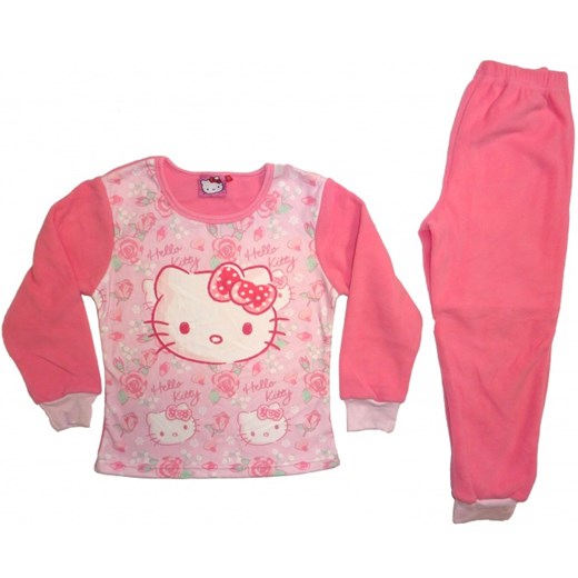 HELLO KITTY CIEMNY RÓŻ PIŻAMA DZIECIĘCA 128 128 Hello Kitty 104 OFF&OFF wyprzedaż