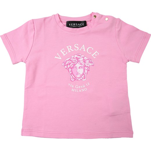 Odzież dla niemowląt Versace bawełniana 