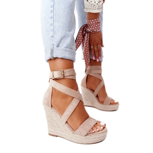 Espadryle damskie Msmg skórzane