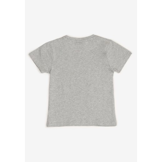 T-shirt chłopięce Born2be z krótkim rękawem w nadruki z bawełny