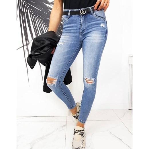 Women's Skinny Fit SARA blue jeans UY0673 Dstreet 30 Factcool