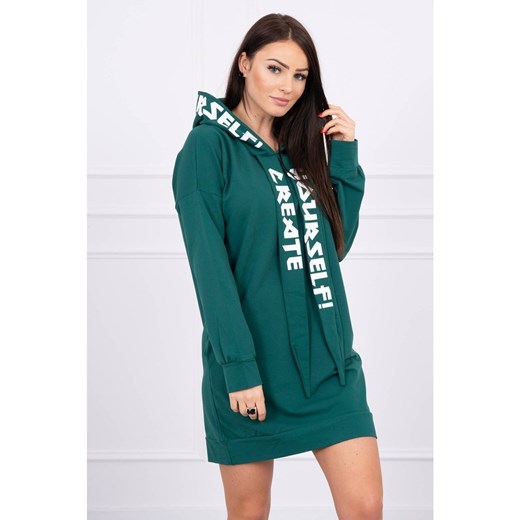 Dress with hood Oversize green Kesi One size Factcool