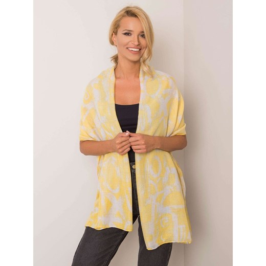 Yellow viscose scarf Fashionhunters One size Factcool