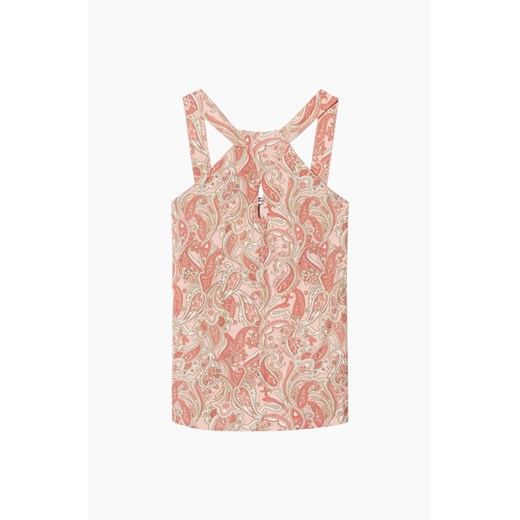 Top z dekoltem halter paisley L orsay.com