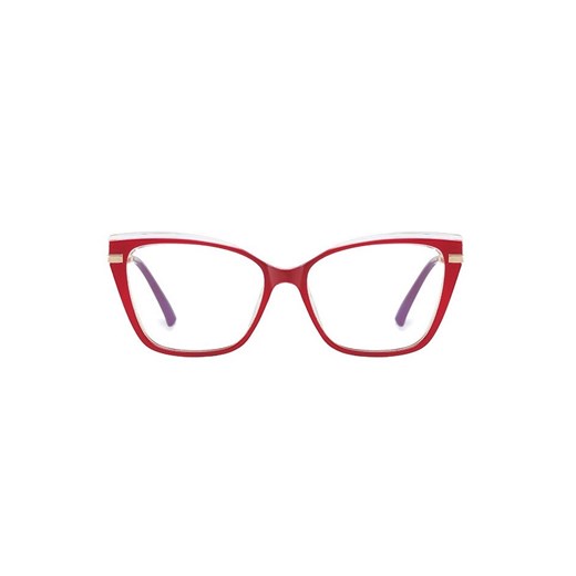 Okulary kocie do komputera damskie z filtrem BLUE Light zerówki 2577-3 Stylion Stylion