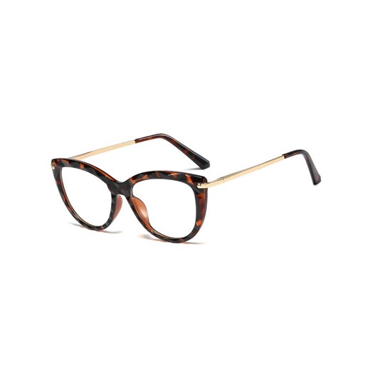 Okulary kocie do komputera damskie z filtrem BLUE Light zerówki 2571-1 Stylion Stylion