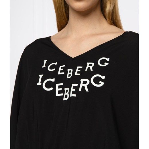 Sukienka Iceberg z okrągłym dekoltem casual 