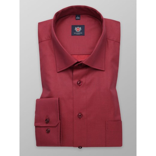 Czerwona taliowana koszula Willsoor XL (43/44) / 176-182 Willsoor