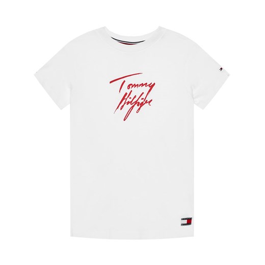 Tommy Hilfiger T-Shirt UG0UG00351 Biały Regular Fit Tommy Hilfiger 14_16Y MODIVO