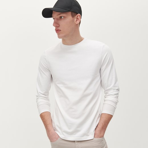 Reserved - Gładka koszulka BASIC - Biały Reserved XXL Reserved