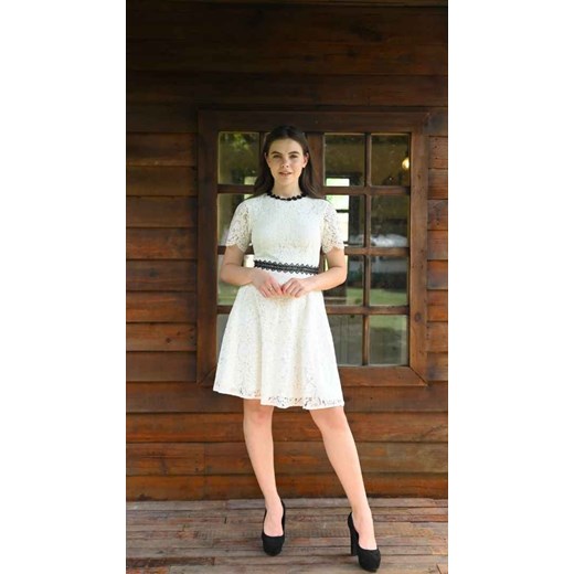 Sukienka koronkowa biała COCONUT Just Me Love S Justmelove