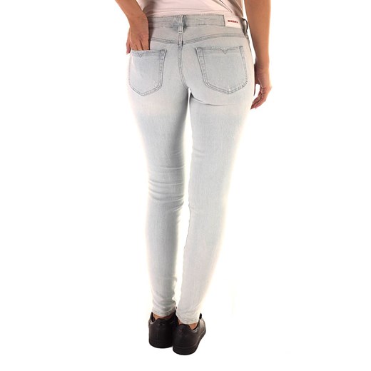Jeansy damskie Diesel bawełniane