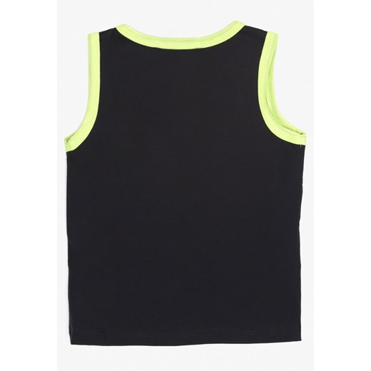 T-shirt chłopięce Multu z napisami bez rękawów