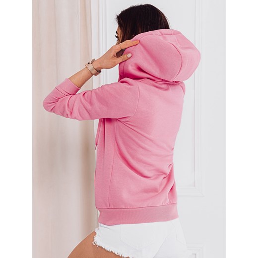 Bluza damska Edoti.com krótka różowa