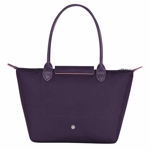 Shopper bag Longchamp bez dodatków matowa na ramię 