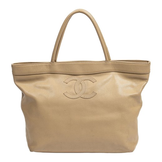 Shopper bag Chanel na ramię elegancka duża matowa 