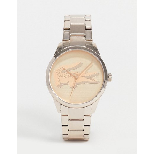 Lacoste – Damski zegarek z krokodylem na tarczy, w kolorze różowego złota 2001172-Złoty Lacoste No Size Asos Poland