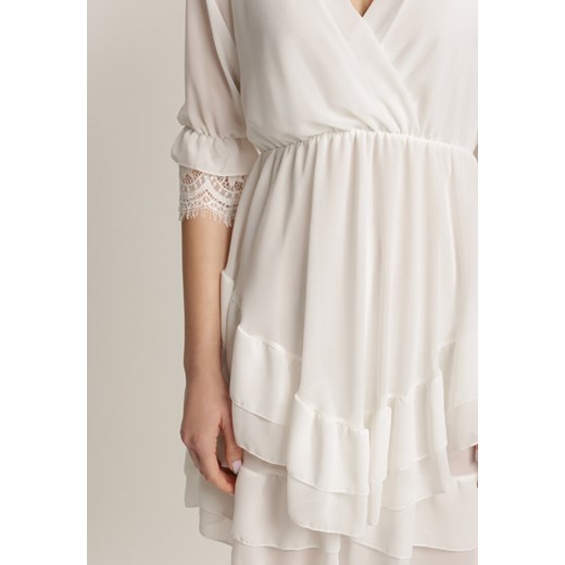 Biała Sukienka Nysethia Renee S/M Renee odzież