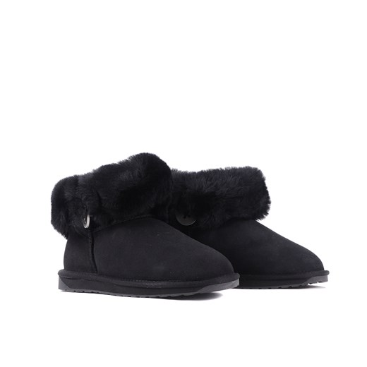 Emu Ore Fold Over Black 40 Emu 40 London Shoes