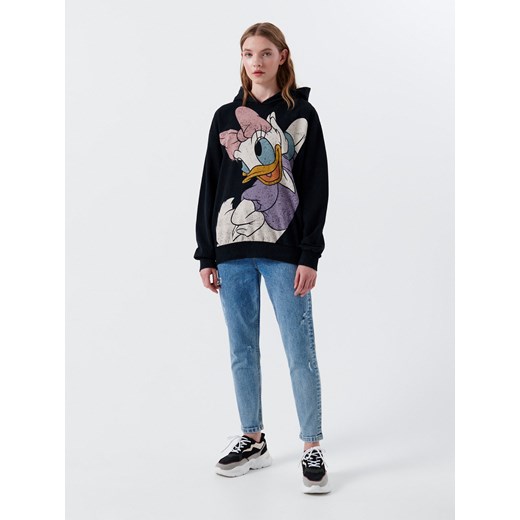 Cropp - Bluza z kapturem Disney - Czarny Cropp S Cropp