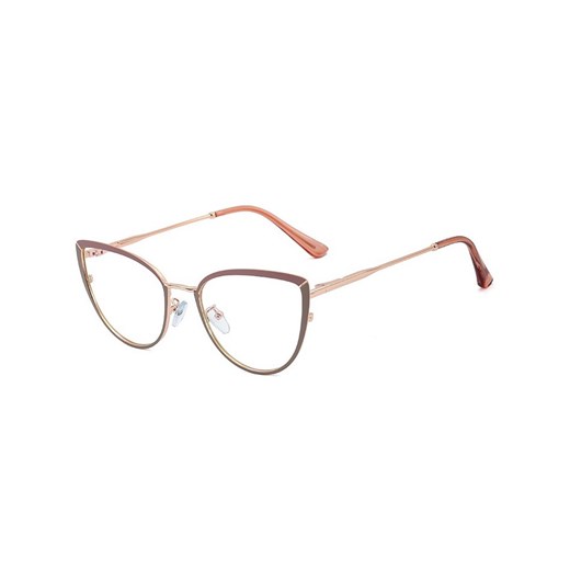 Okulary kocie do komputera damskie z filtrem BLUE Light zerówki 2583-2 Stylion Stylion