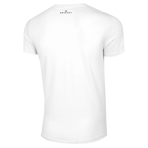 Koszulka T-shirt 4F TSM019 - biała (H4L21 TSM019-10S) XXL okazja Militaria.pl