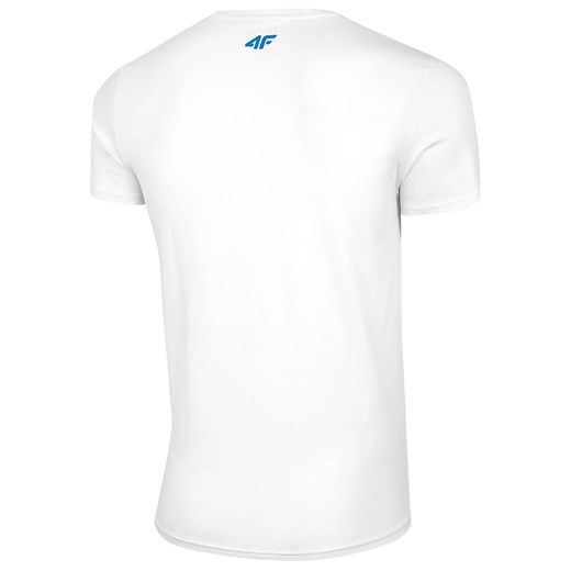 Koszulka T-shirt 4F TSM021 - biała (H4L21 TSM021-10S) XL promocyjna cena Militaria.pl