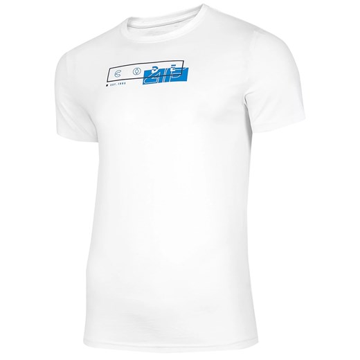 Koszulka T-shirt 4F TSM021 - biała (H4L21 TSM021-10S) M okazyjna cena Militaria.pl