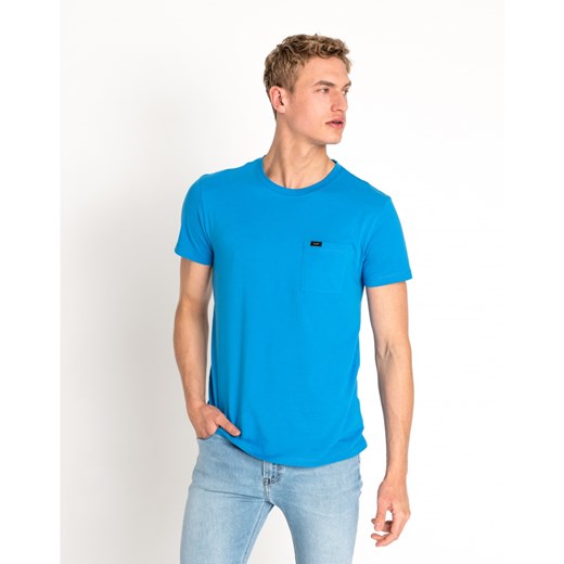 T-shirt Męski Lee Ultimate Pocket Tee DIPPED Blue L66JBCLA Lee XXL promocja Elwix