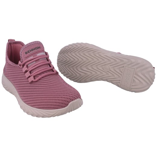 Buty sportowe damskie Z-style Cz różowe wiązane na wiosnę na płaskiej podeszwie 