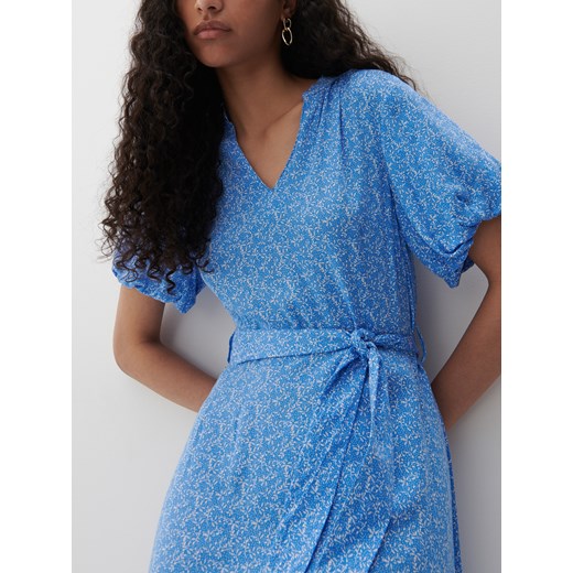 Reserved - Sukienka z drobnym wzorem - Niebieski Reserved 42 Reserved