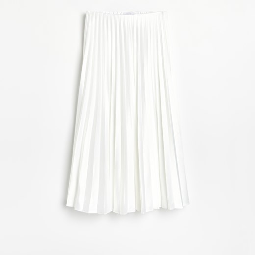 Reserved - Plisowana spódnica maxi - Kremowy Reserved 40 Reserved